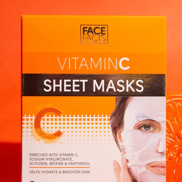 Face facts vitamin c sheet masks - pack of 2