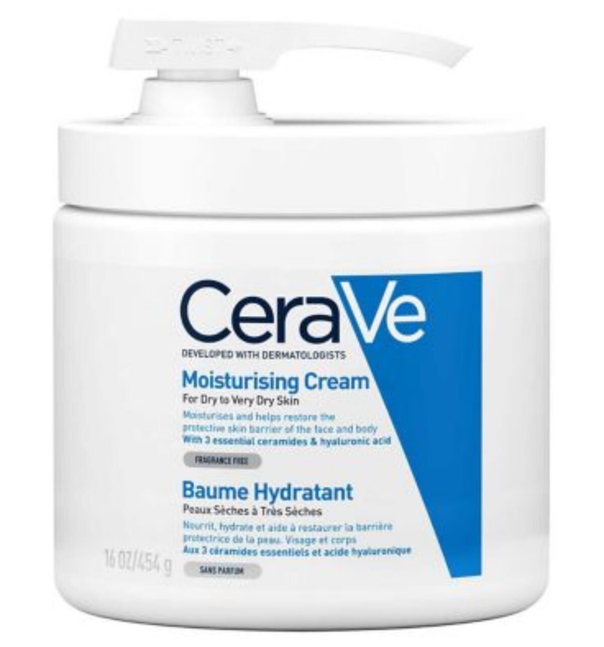 Cerave moisturizing cream - 16 oz (with pump) - Image 1