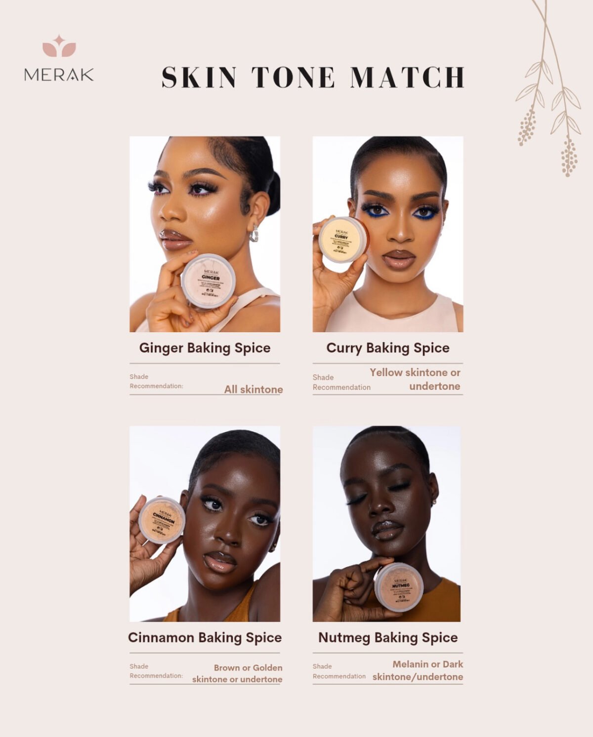 Merak baking spice setting powder - Image 1