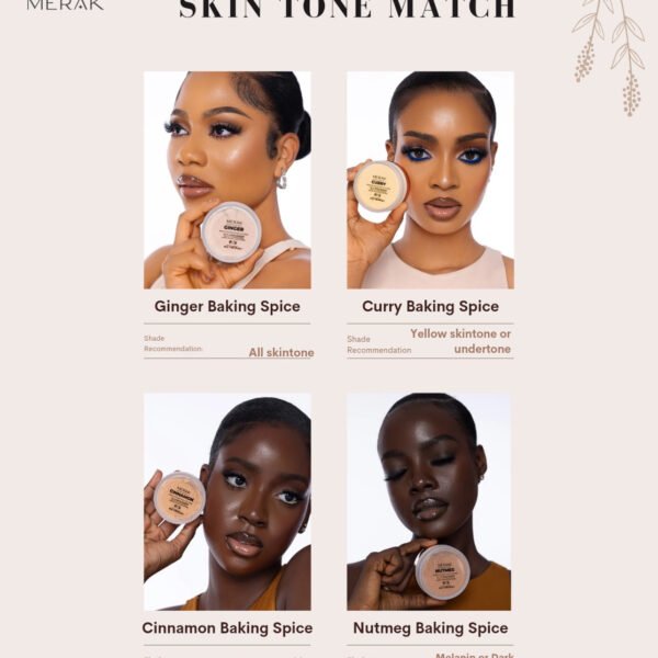 Merak baking spice setting powder