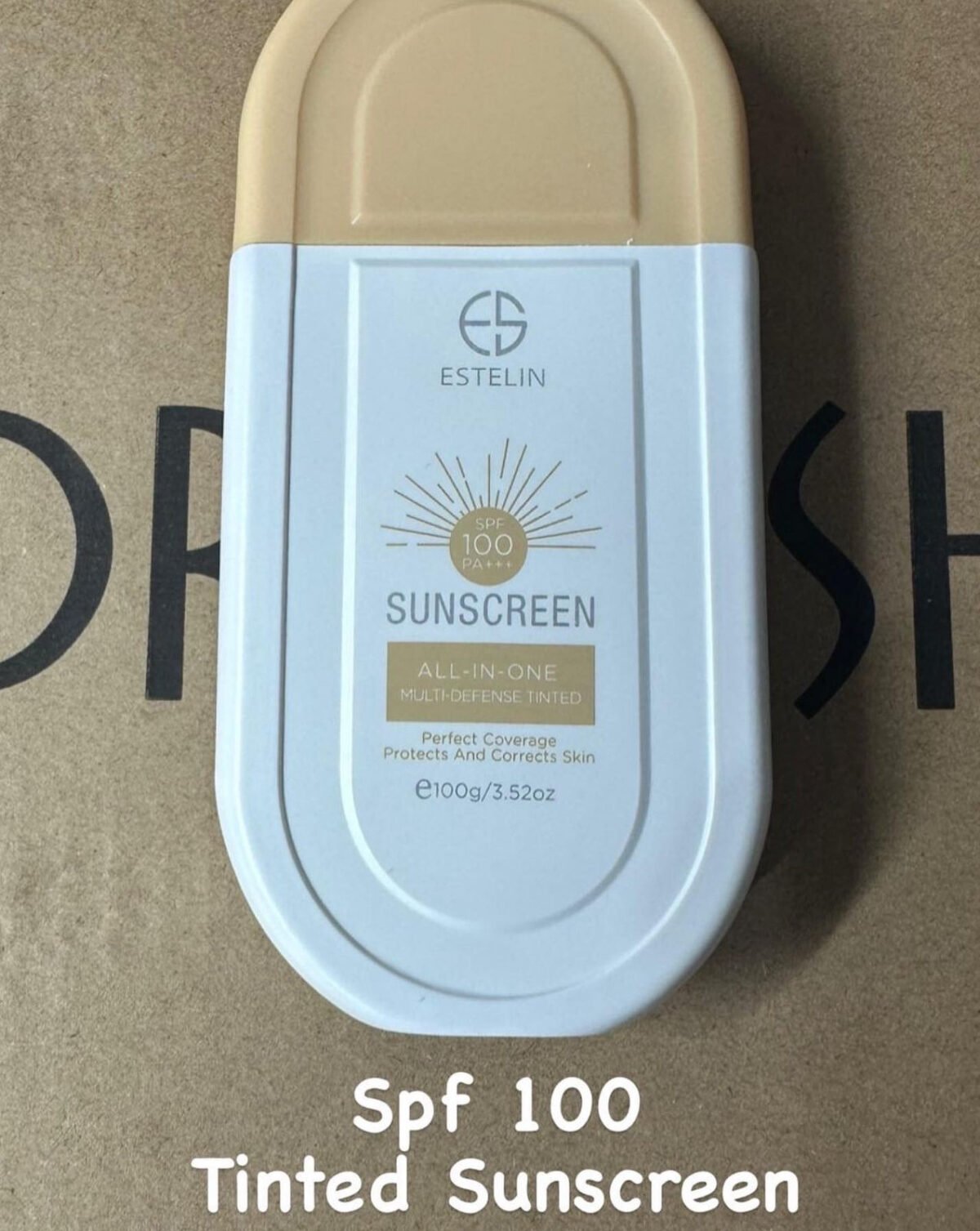 Estelin - All In One Multi Defense Tinted Sunscreen Spf 100 Pa+++ - 100G - Image 1