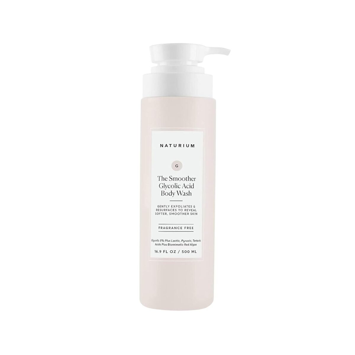 NATURIUM THE SMOOTHER GLYCOLIC ACID EXFOLIATING BODY WASH - Image 1