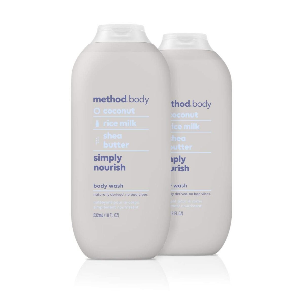 Method simply nourish body wash / coconut | rice milk | shea butter - Image 1