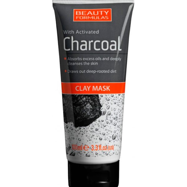 Beauty Formulas Clay Mask with activated Charcoal