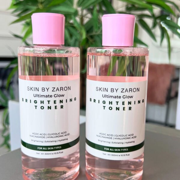 Skin by Zaron ultimate glow brightening toner | kojic acid | glycolic acid | niacinamide | hyaluronic acid