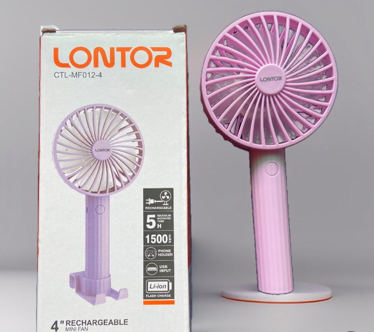 Lontor mini | handheld fan | random colors - Image 1