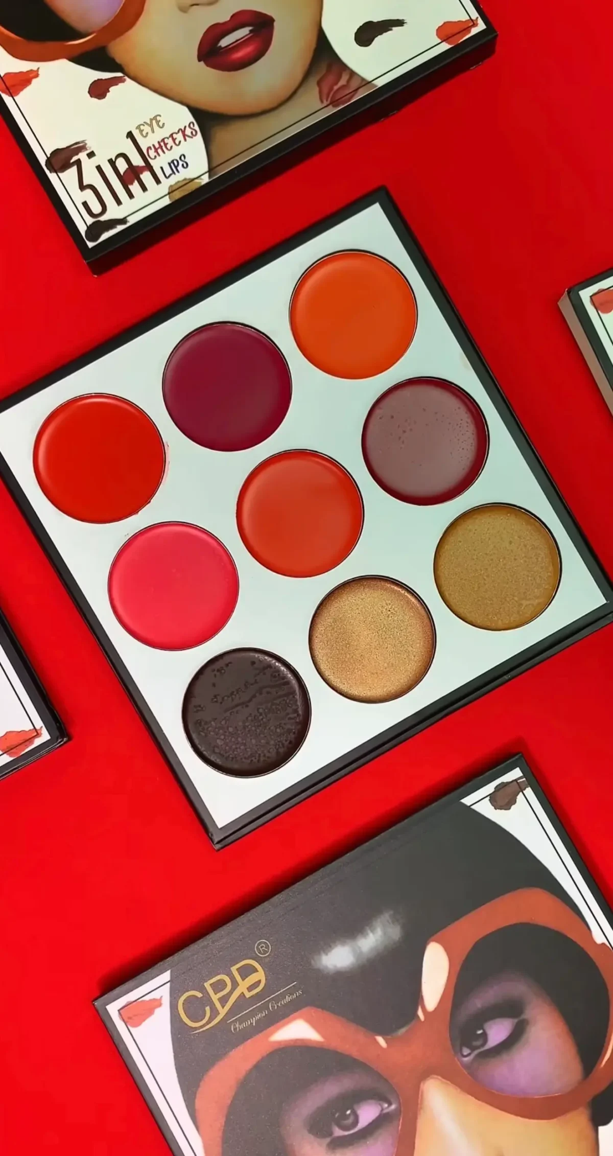 CPD CREAM PALETTE | CREAM BLUSH | LIPSTICK | CREAM EYESHADOW - Upgraded version - Image 1