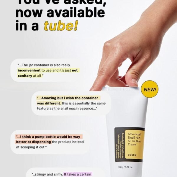 Cosrx all in one cream 100g TUBE