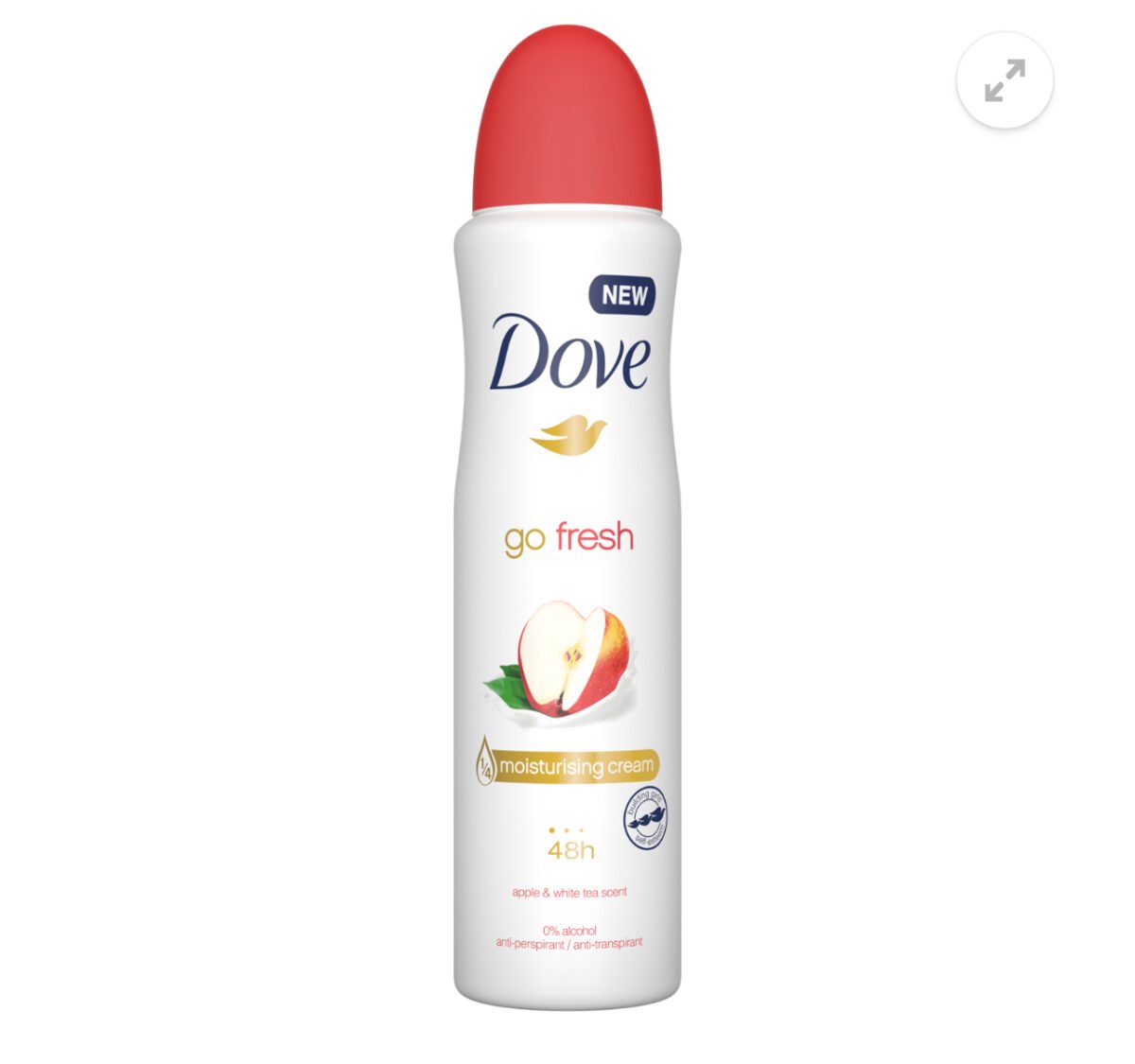 Dove Go Fresh Apple & White Tea Antiperspirant Deodorant - Image 1