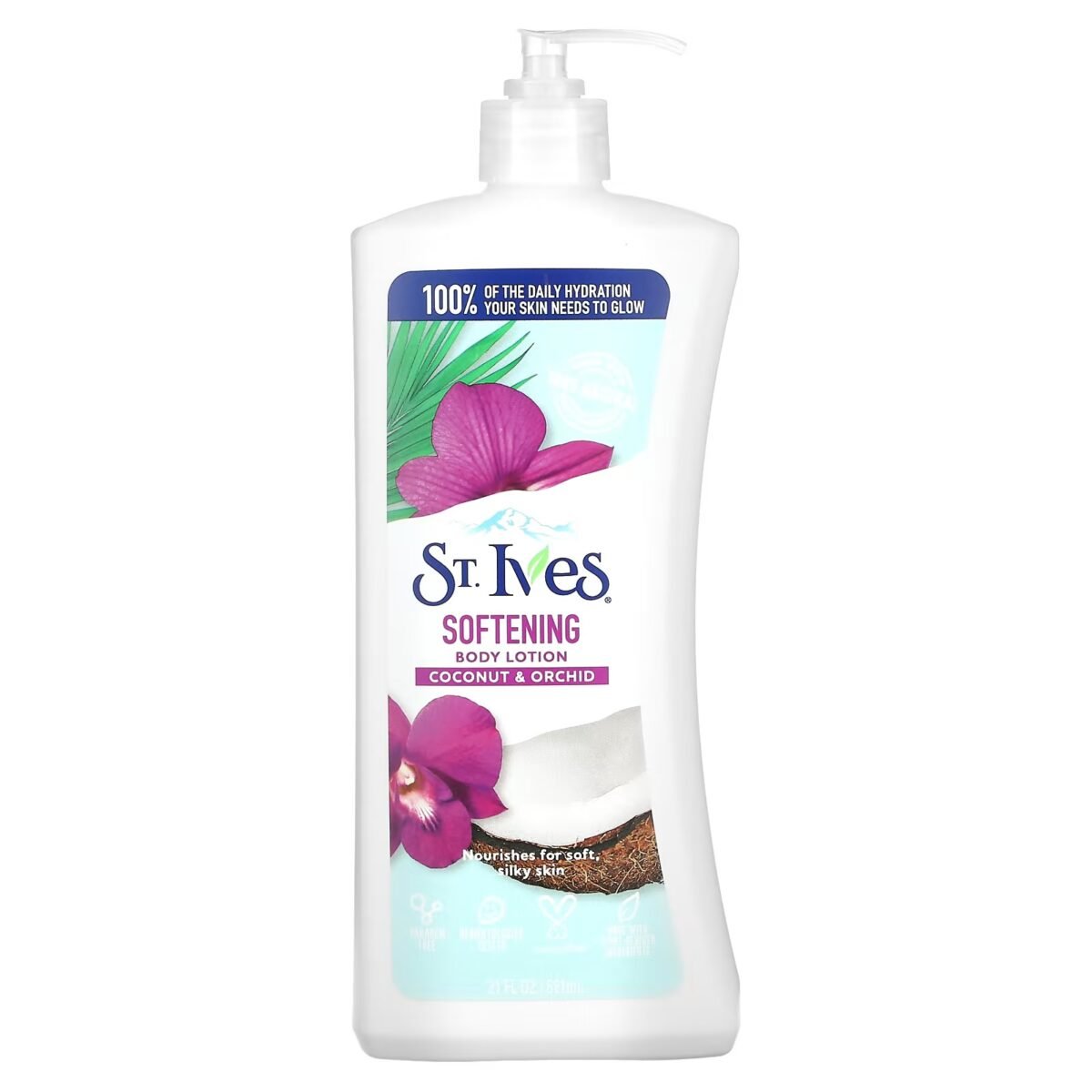 St Ives Softening Body Lotion, Coconut & Orchid, 21 fl oz - Image 1