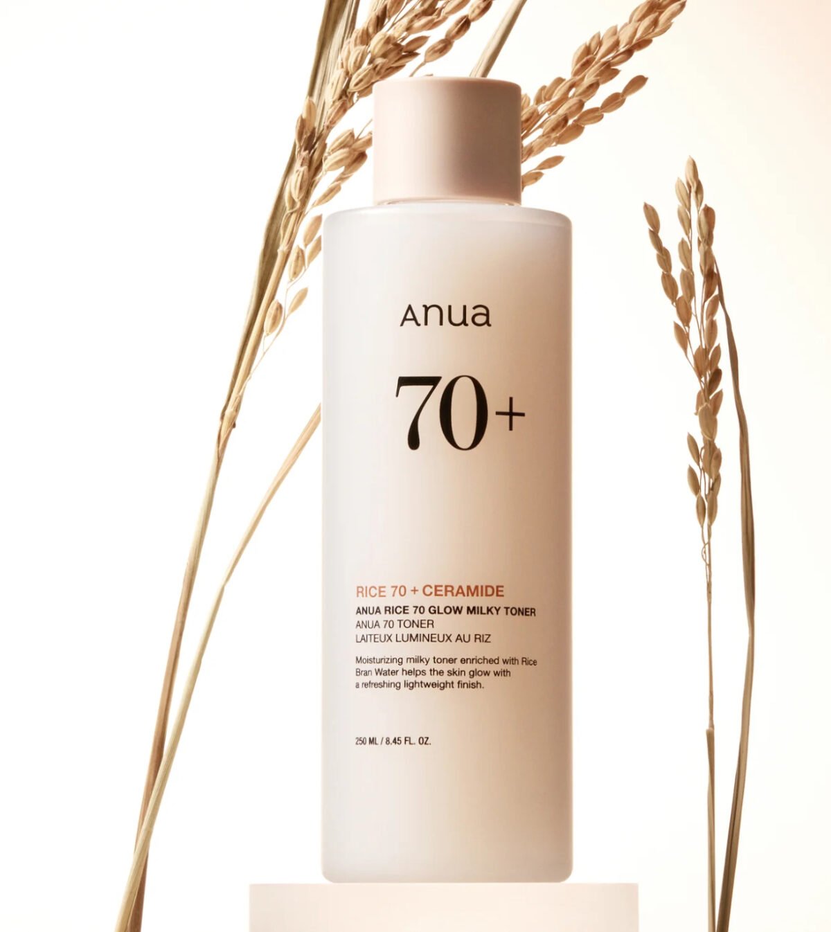Anua Rice 70 + Ceramide Glow Milky Toner with niacinamide - Image 1