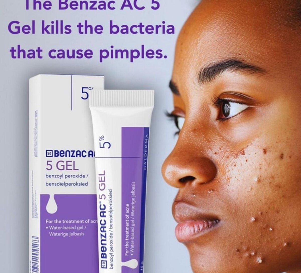 Benzac Ac Benzoyl Peroxide 5% Gel 30G - Image 1