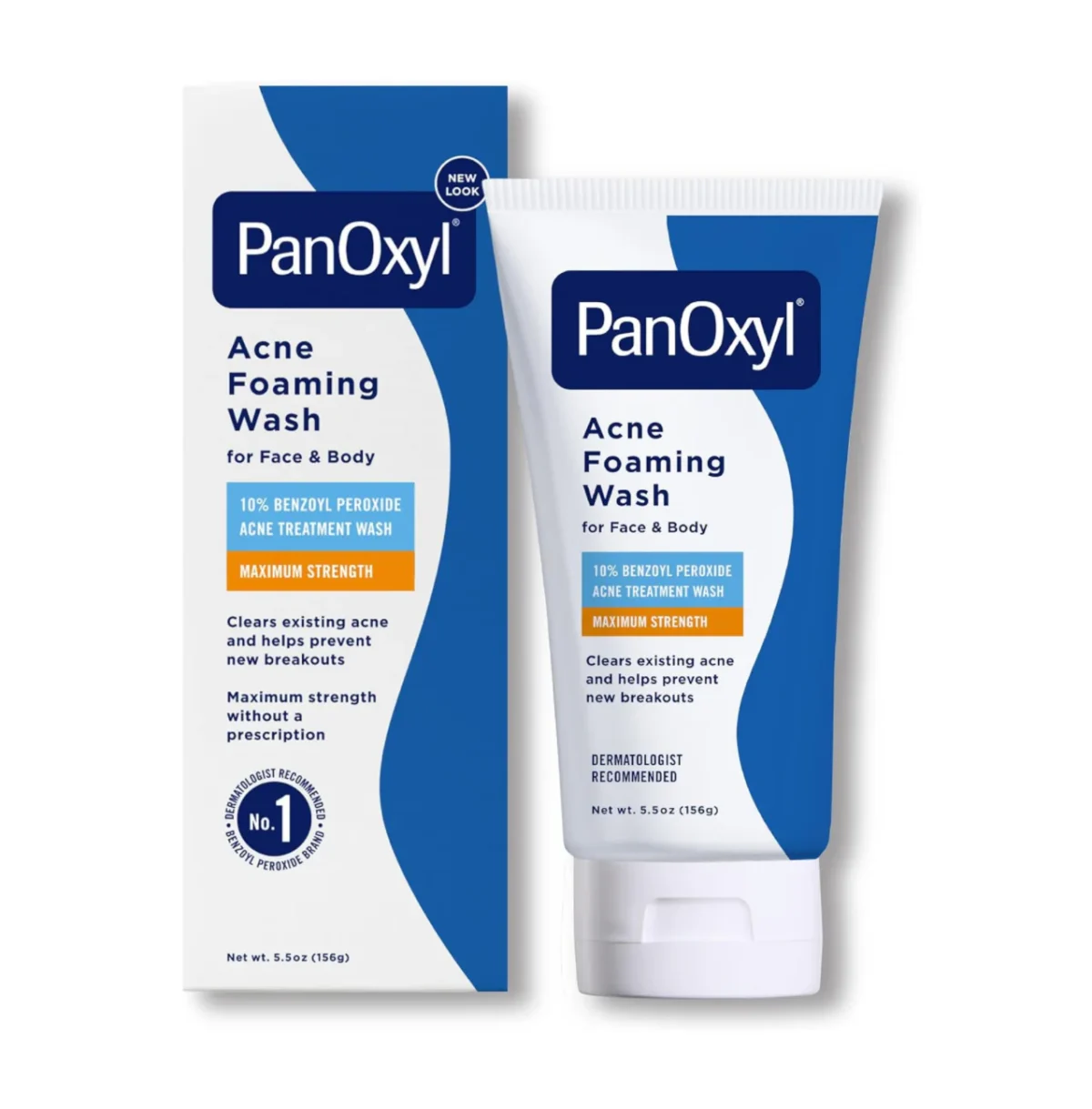 Panoxyl acne foaming wash 10% NEW PACKAGING - Image 1