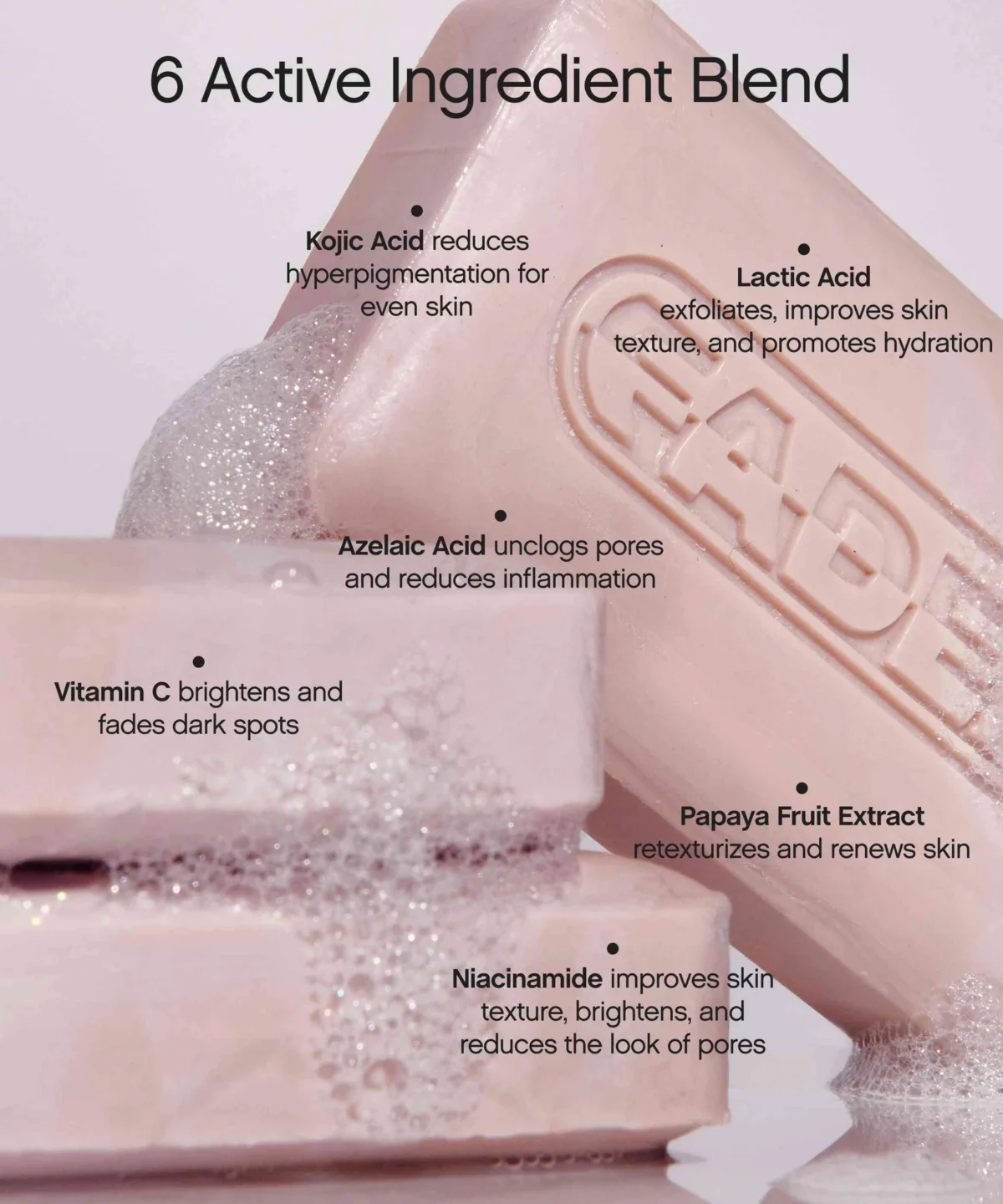 Topicals Faded Brightening Cleansing Bar (2 Pack) For Dark Spots + Discoloration - Image 3