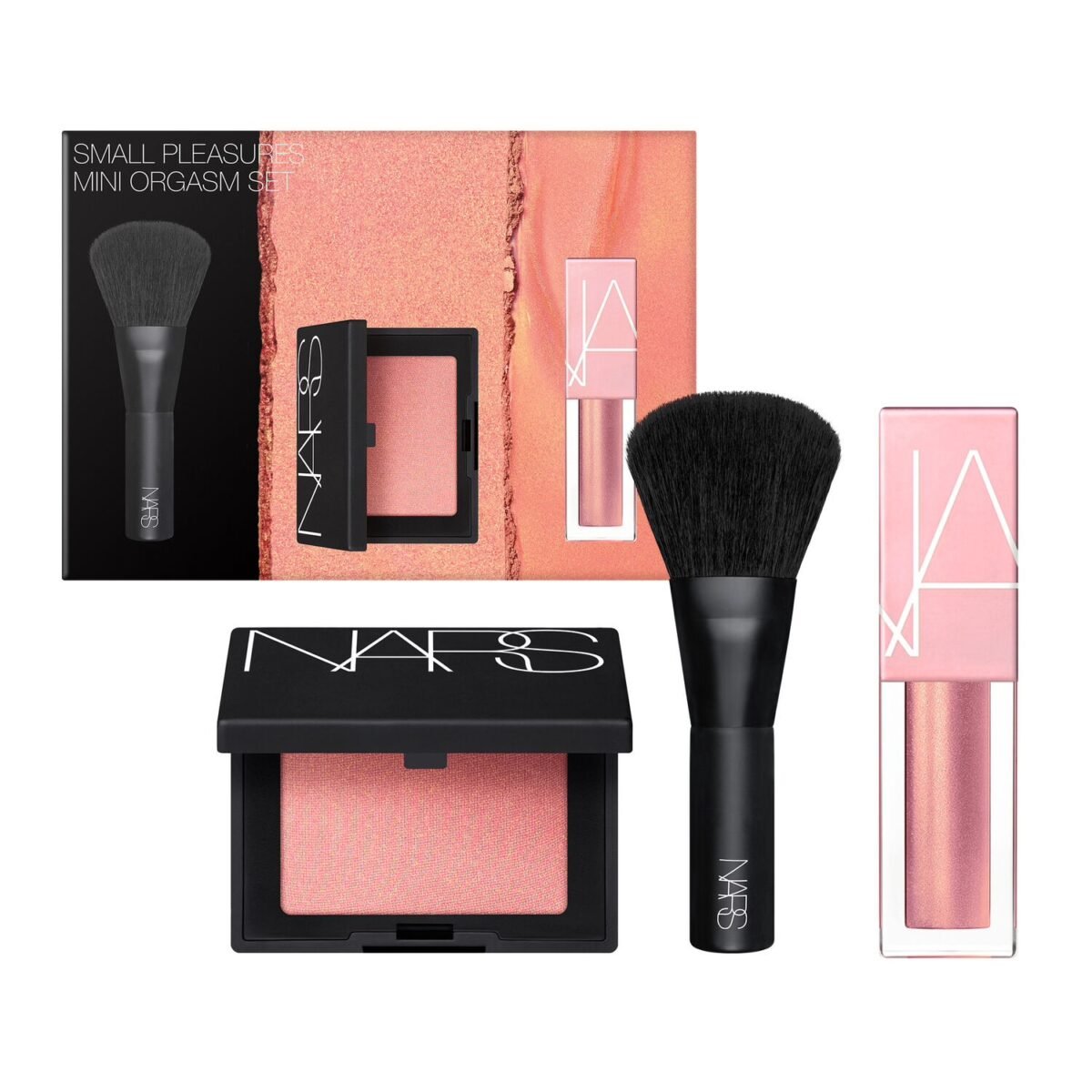 NARS Mini Orgasm Gift Set | blush | lipstick | brush - Image 1