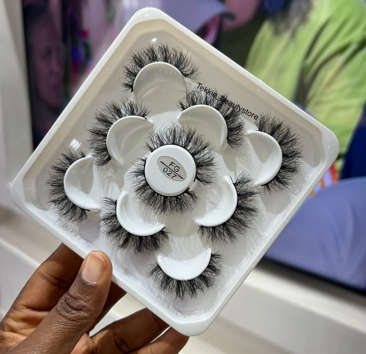 5 pairs fluffy strip eye lash - FG027 - Image 1