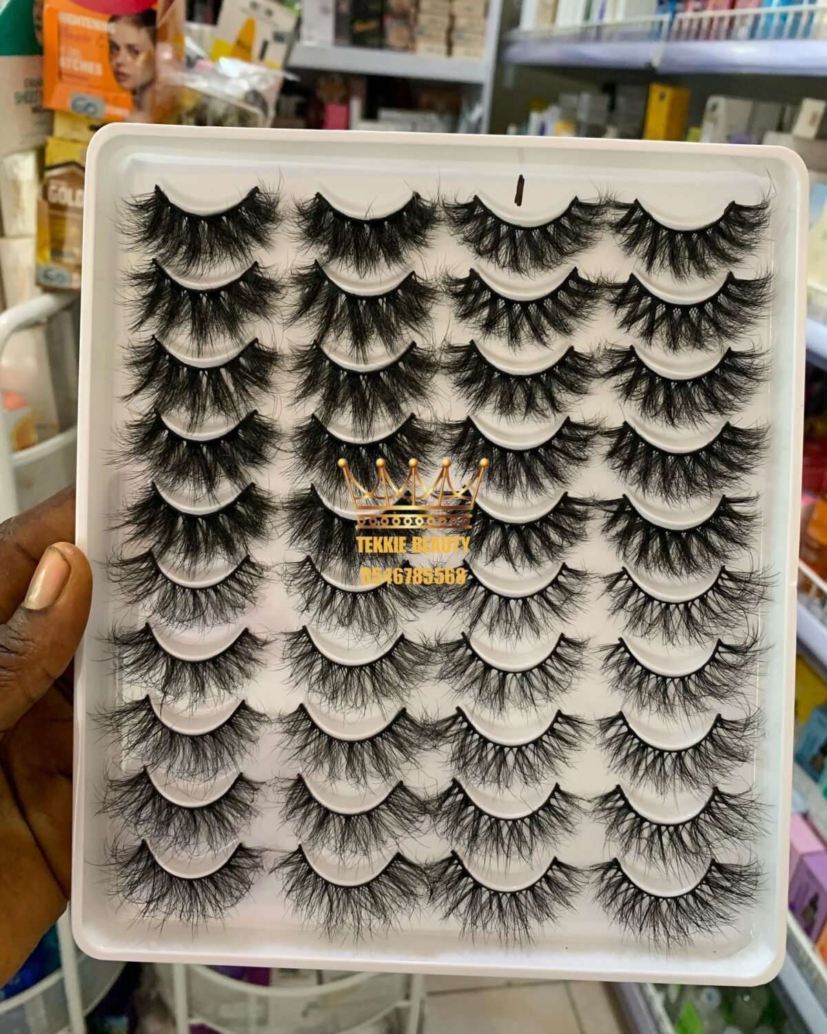 20 pairs fluffy strip eye lash - style 1 - Image 1
