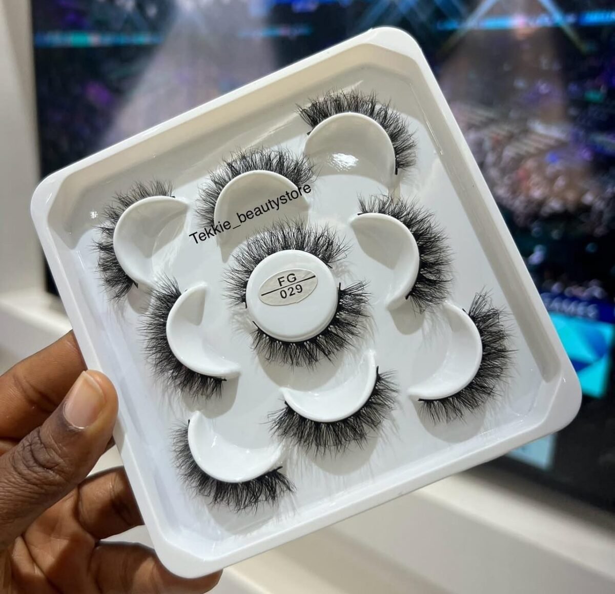 5 pairs fluffy strip eye lash - FG029 - Image 1