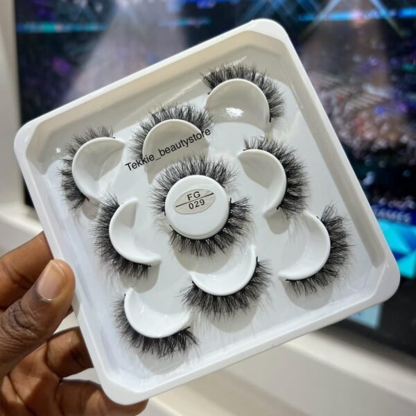 5 pairs fluffy strip eye lash - FG029