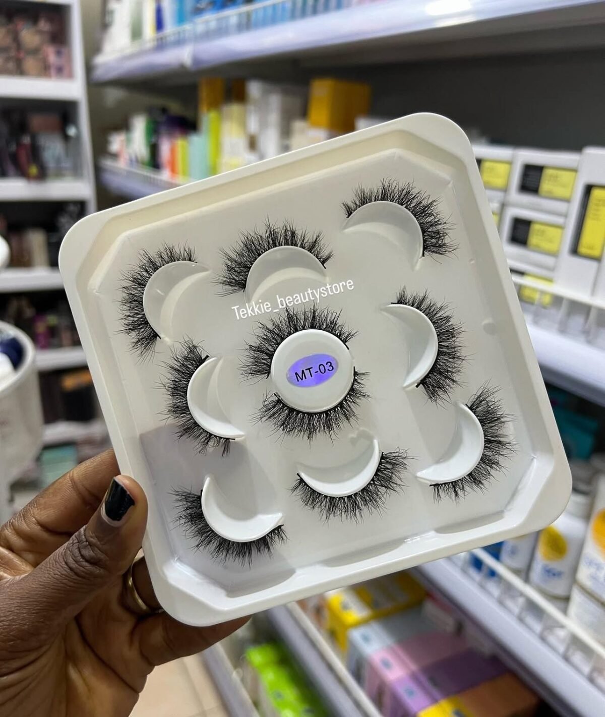 5 pairs fluffy strip eye lash - MT03 - Image 1