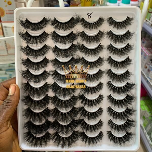 20 pairs fluffy strip eye lash - style 8