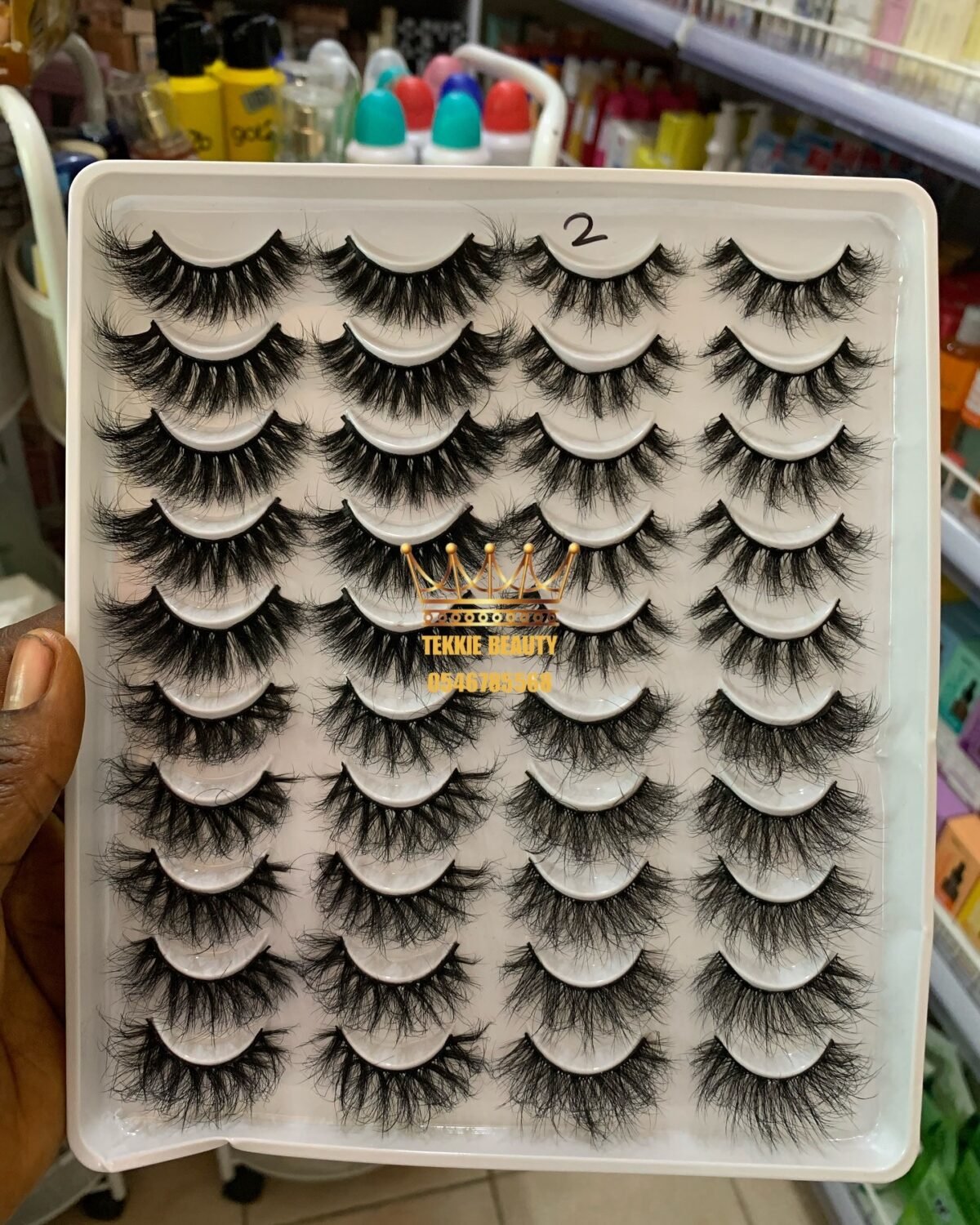 20 pairs fluffy strip eye lash - style 2 - Image 1