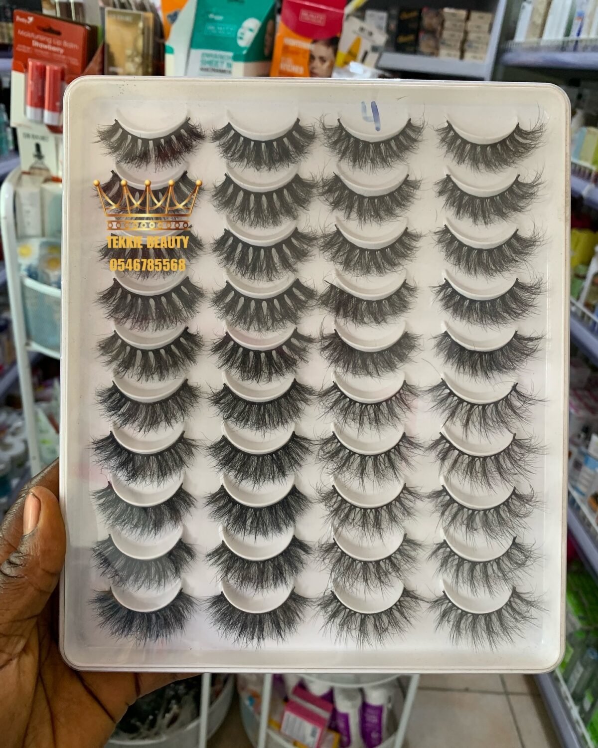 20 pairs fluffy strip eye lash - style 4 - Image 1