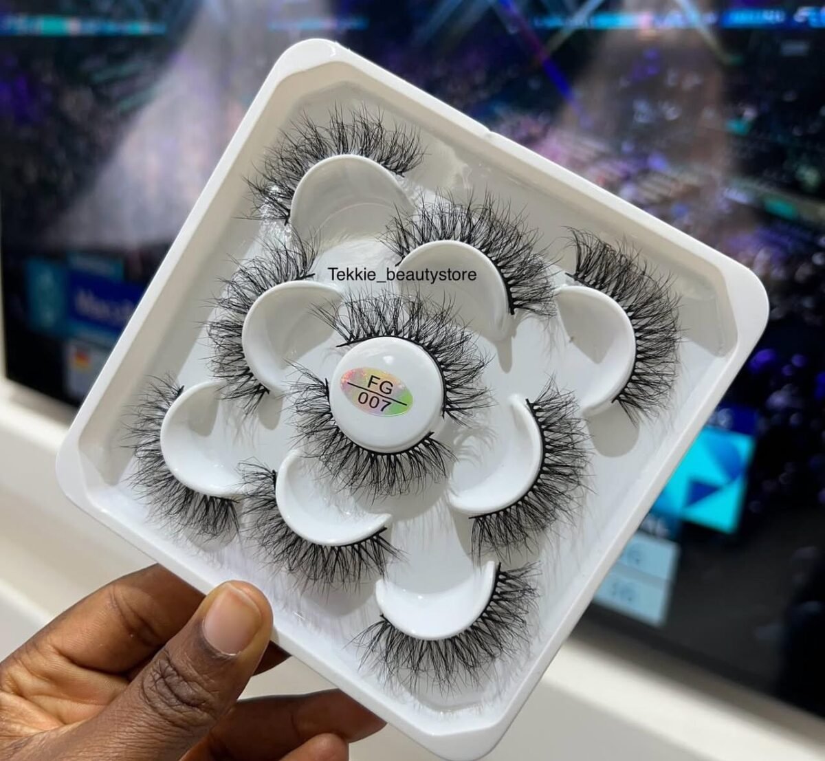 5 pairs fluffy strip eye lash - FG007 - Image 1
