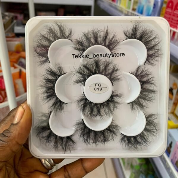 5 pairs fluffy strip eye lash - FG019