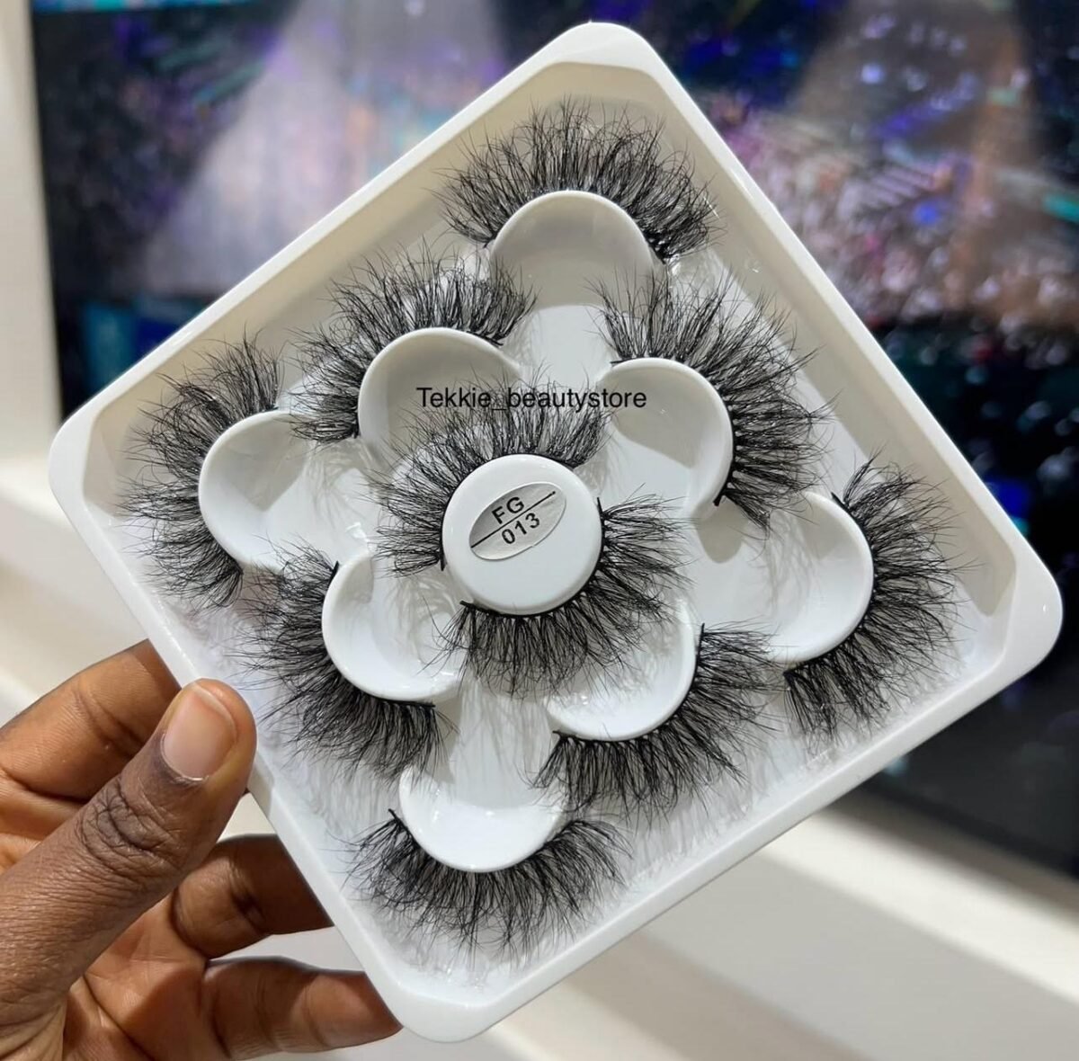 5 pairs fluffy strip eye lash - FG013 - Image 1