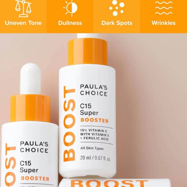 Paula’s Choice C15 Super Booster Serum 15% Vitamin C and Ferulic Acid Full Size (20 ml)