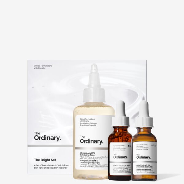 The Ordinary The Bright Set / glycolic acid | alpha arbutin | caffeine