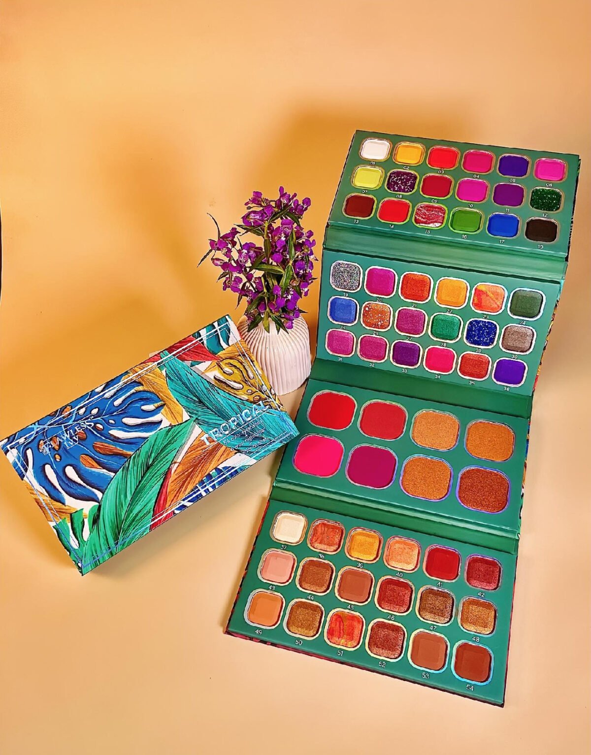 Flawless Ivy Tropical Eyeshadow Palette | blush | highlight - Image 1