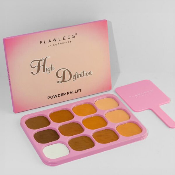 Flawless Ivy HD High Definition Powder Palette pink packaging