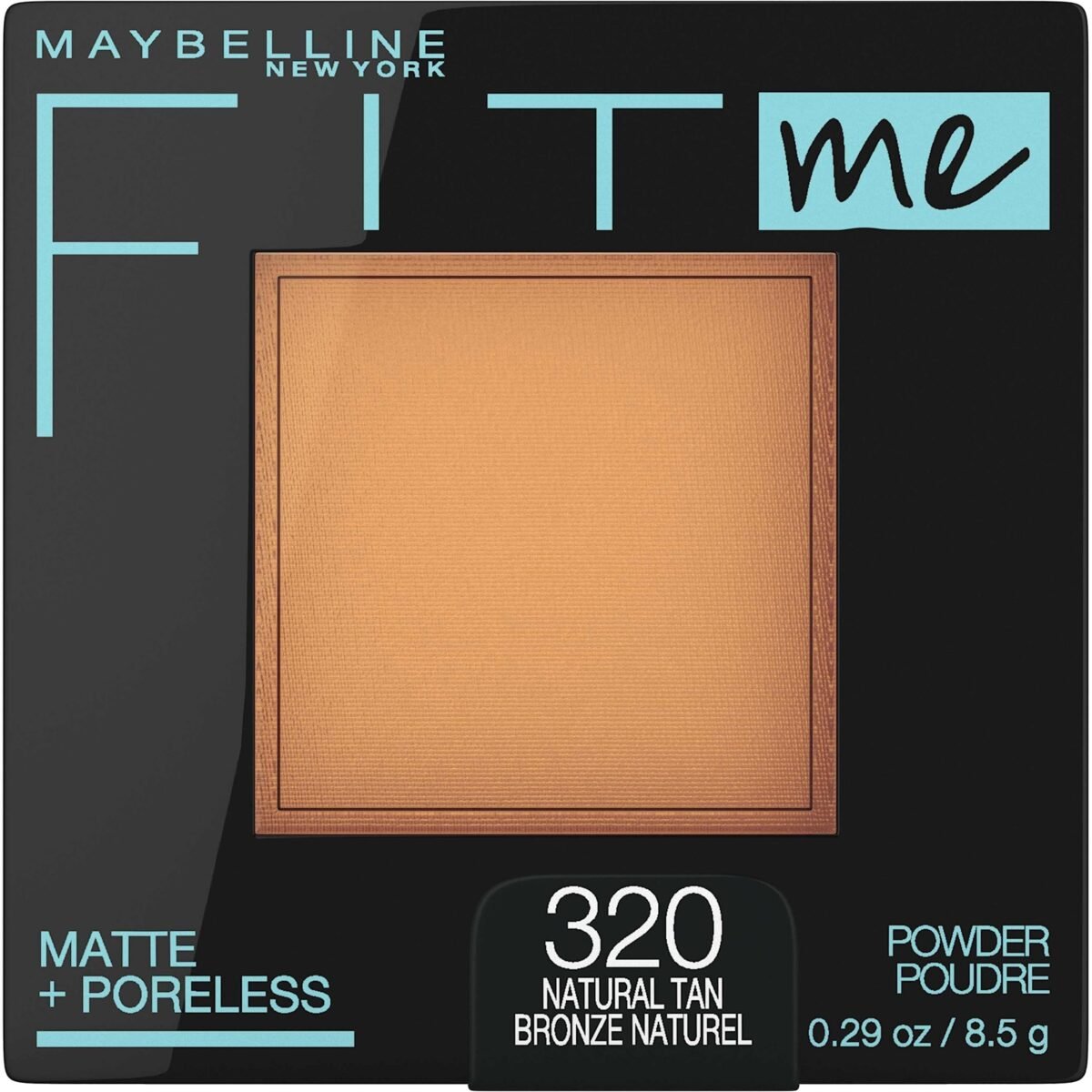 MAYBELLINE FIT ME matte + poreless PRESSED POWDER 320 NATURAL TAN - Image 1
