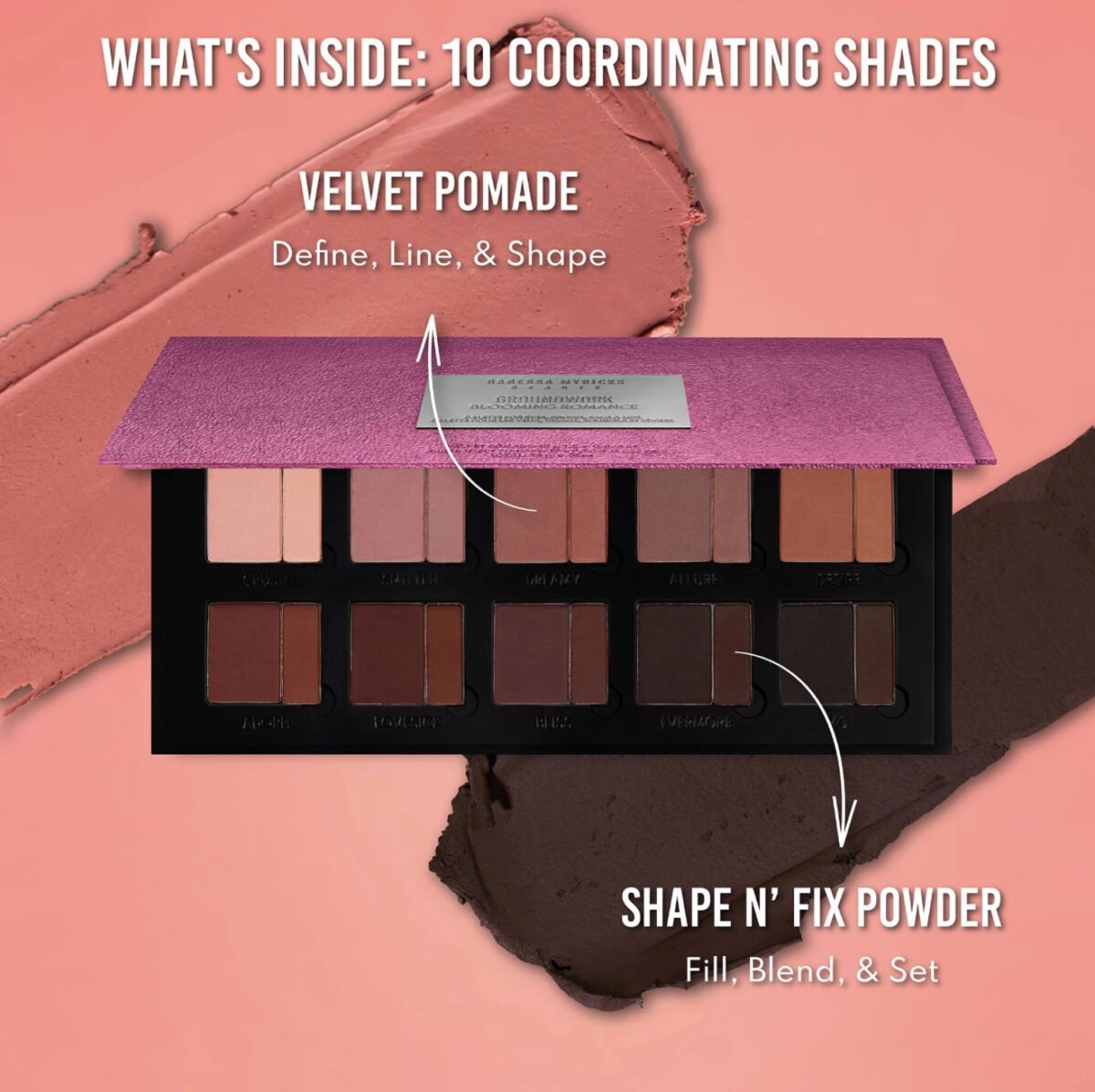 Danessa Myricks Groundwork Palette Blooming Romance Palette For Eyes, Brows, Face & Lips - Image 1