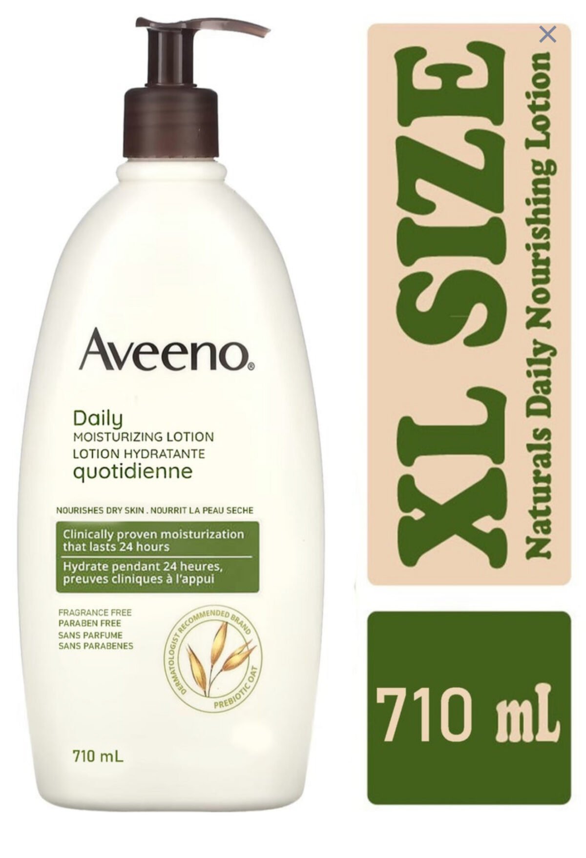 Aveeno daily moisturizing lotion XL Size 710 ml - Image 1