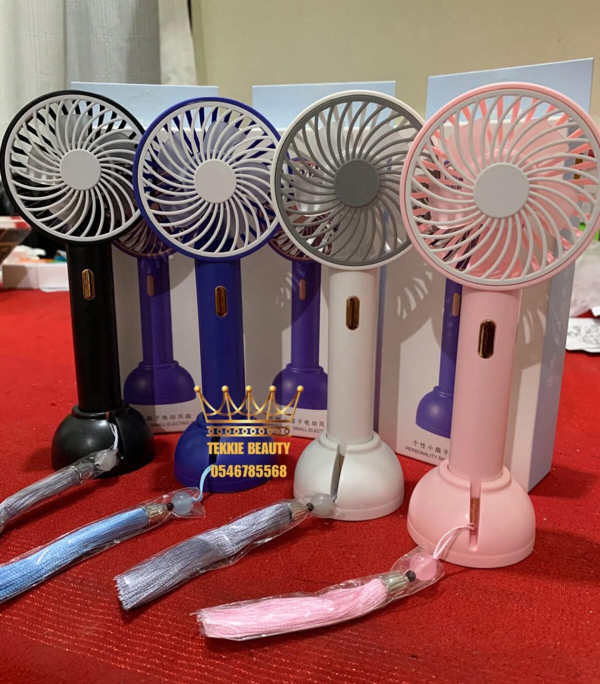 Personality electric handheld mini fan - Image 1