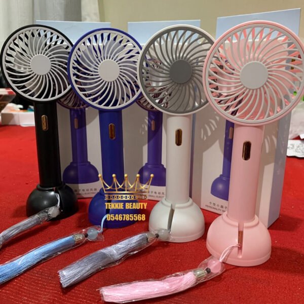 Personality electric handheld mini fan