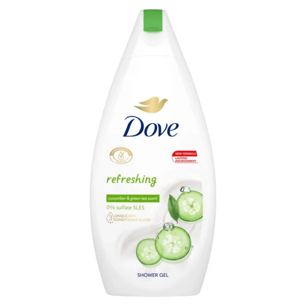 Dove cucumber and tea tree extract body wash 500ml
