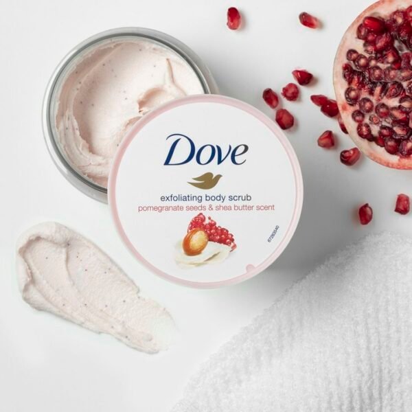Dove Exfoliating Pomegranate Seeds and Shea Butter Scent Body Scrub