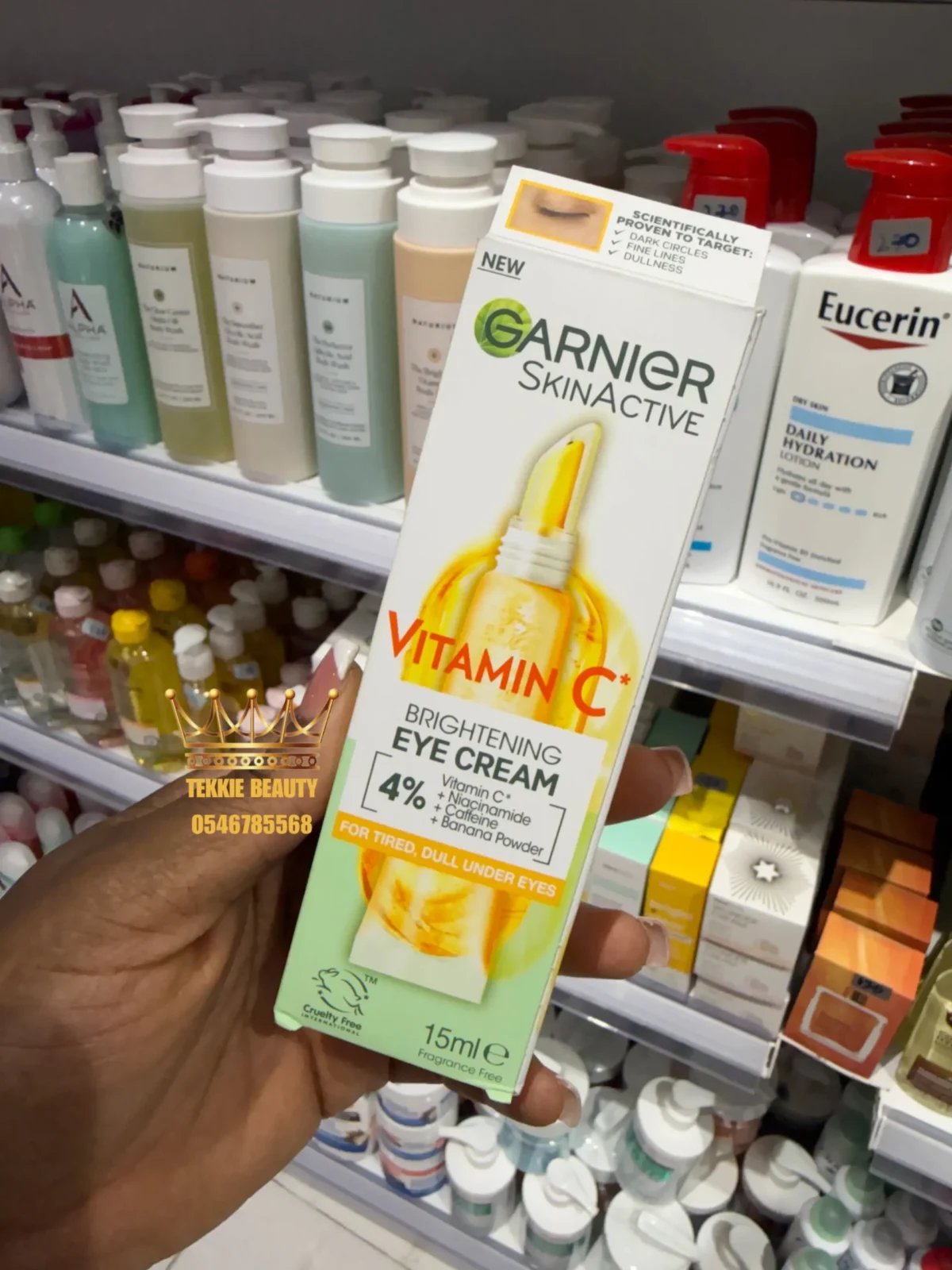 Garnier SkinActive Vitamin C Brightening Eye Cream with niacinamide caffeine - Image 1