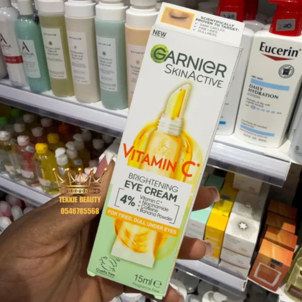 Garnier SkinActive Vitamin C Brightening Eye Cream with niacinamide caffeine