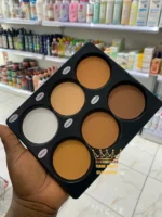 Zikel face kit 6 in 1 powder palette - fair to medium shades