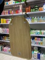 Luxury rectangular hanging gold rim mirror - Image 2