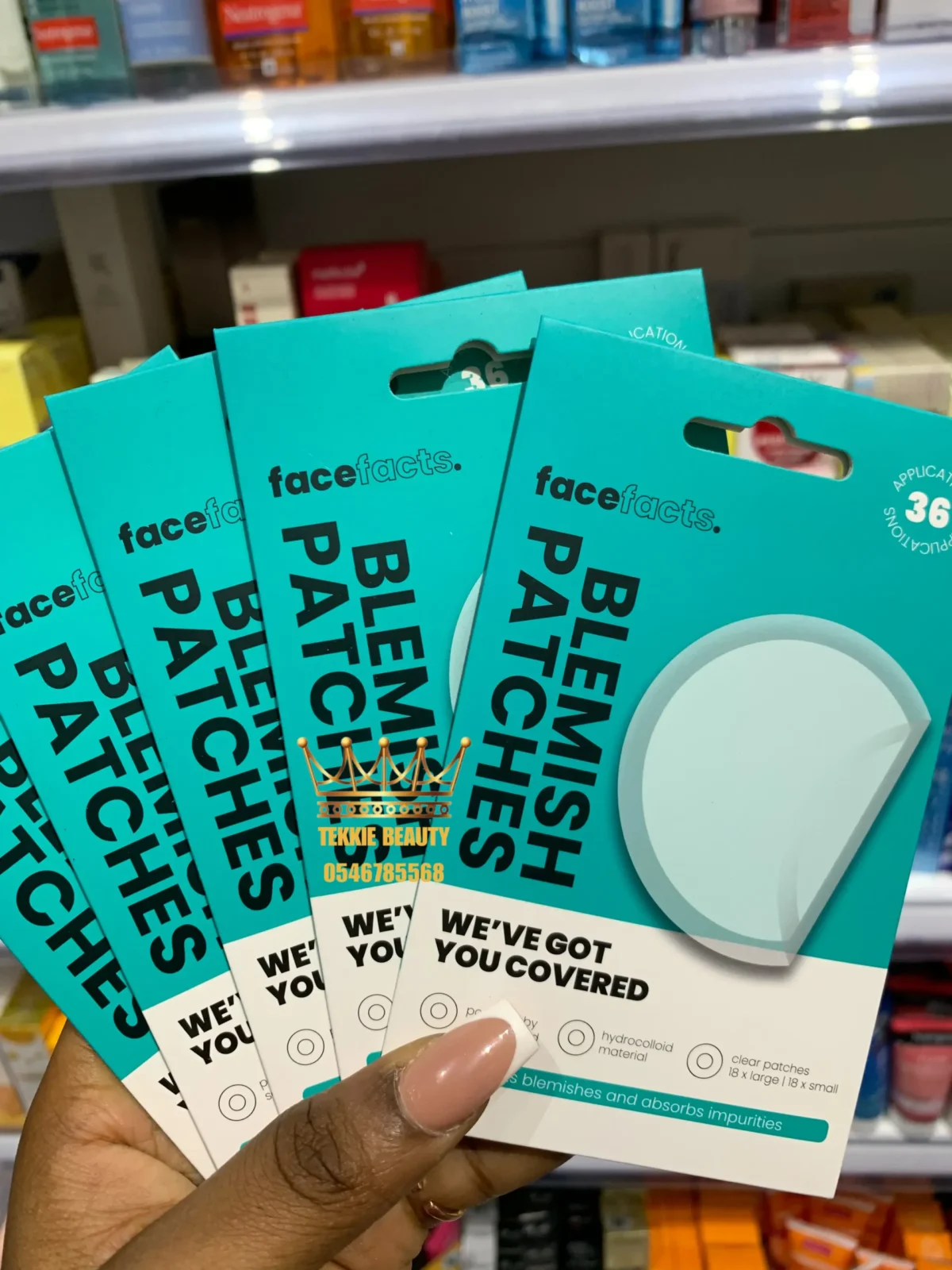 Face Facts Blemish Patches Clear & Round, 36 Ct. - Image 1