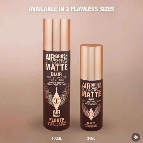 CHARLOTTE TILBURY AIRBRUSH FLAWLESS SETTING SPRAY MATTE