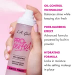 LA Girl Pro Perfect Oil Control Long-Wear Setting Spray - Image 2