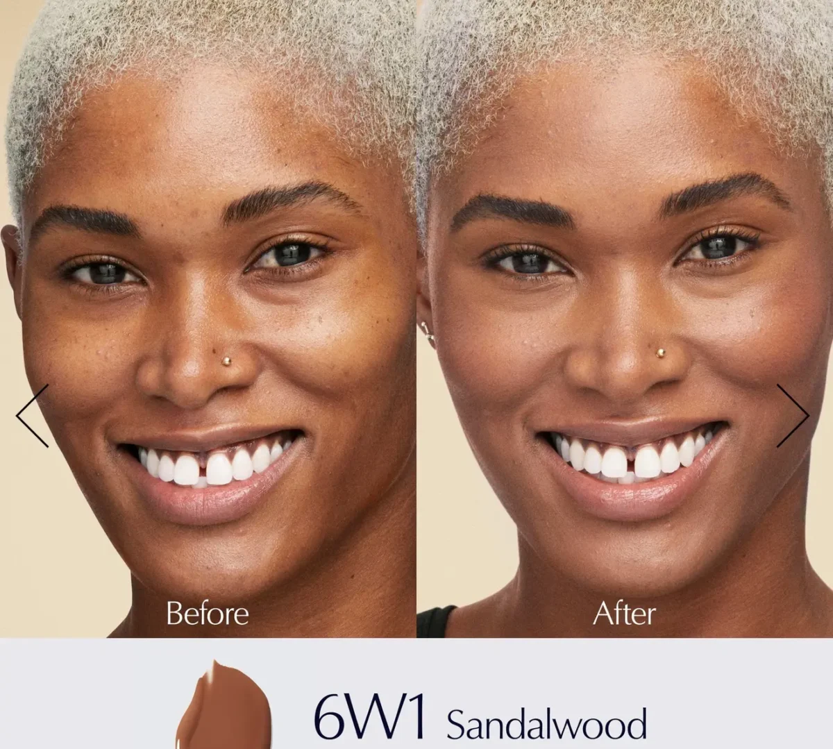 Estée Lauder Futurist Hydra Rescue Moisturizing Foundation SPF 45 - shade 6w1 sandalwood - Image 2