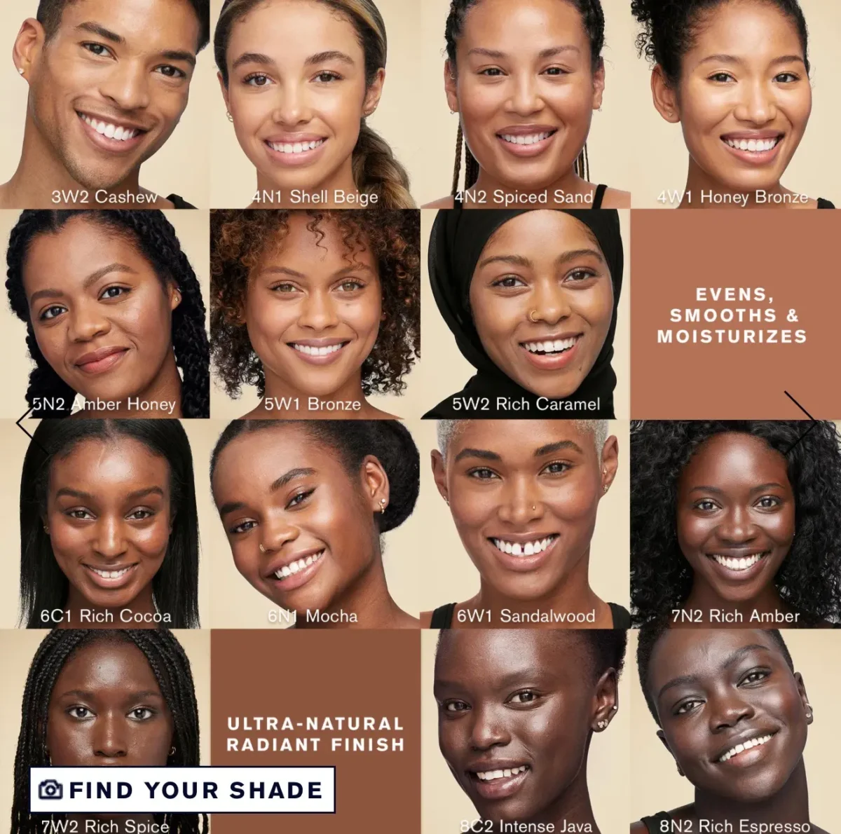 Estée Lauder Futurist Hydra Rescue Moisturizing Foundation SPF 45 - shade 6w1 sandalwood - Image 3